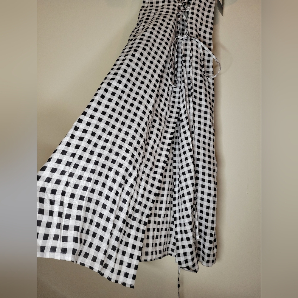 NWT Sleeper Marquise black and white gingham, sz xs - Picture 9 of 16